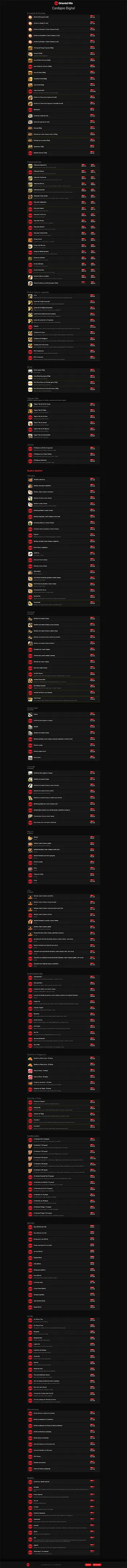 Site Cardápio Oriental Mix — Sistema de cardápio desenvolvido pela Agência Alexandre Koch